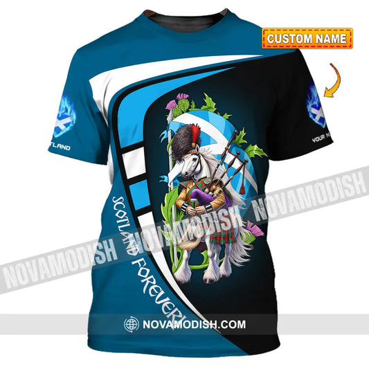 Unisex Shirt - Custom Text Shirt Scotland Shirt T-shirt