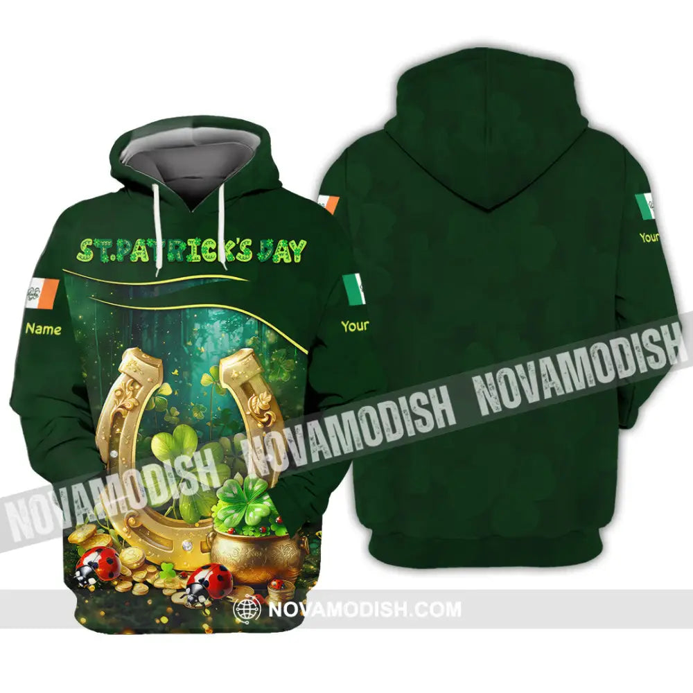 Unisex Shirt - Custom Text St.patrick’s Day Hoodie / S T-Shirt