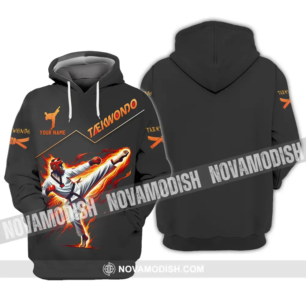 Unisex Shirt - Custom Text Shirt Taekwondo Hoodie / S T-shirt
