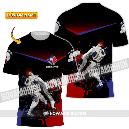 Unisex Shirt - Custom Text Shirt Taekwondo Shirt T-shirt
