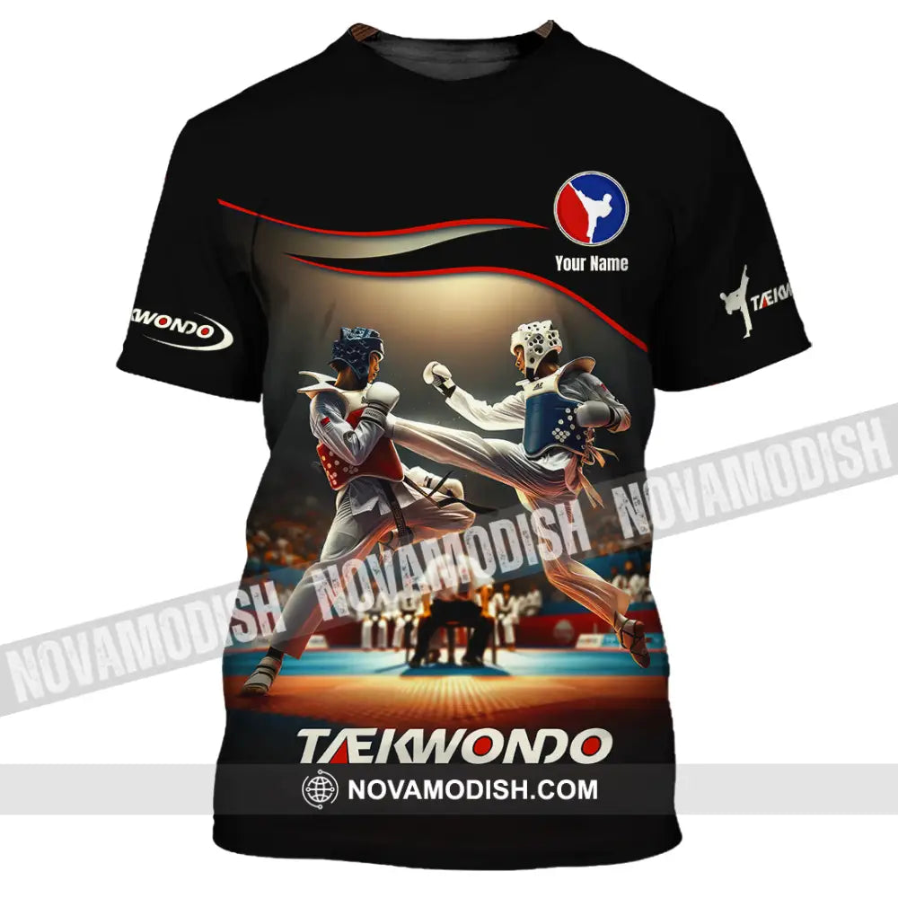 Unisex Shirt - Custom Text Shirt Taekwondo Shirt T-Shirt / S T-shirt
