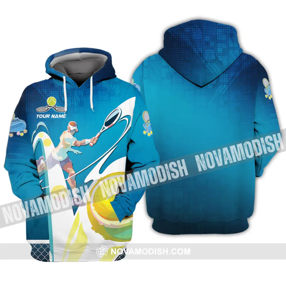 Unisex Shirt - Custom Text Shirt Tennis Shirt Hoodie / S T-shirt