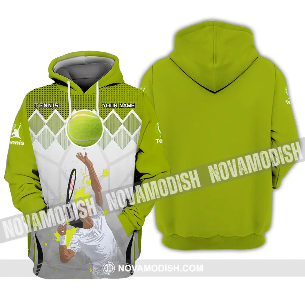Unisex Shirt - Custom Text Shirt Tennis Hoodie / S T-shirt