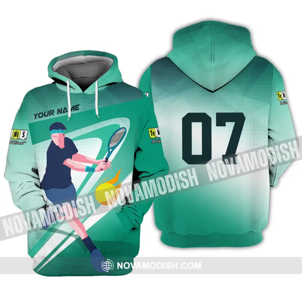 Unisex Shirt - Custom Text Shirt Tennis Shirt Hoodie / S T-shirt