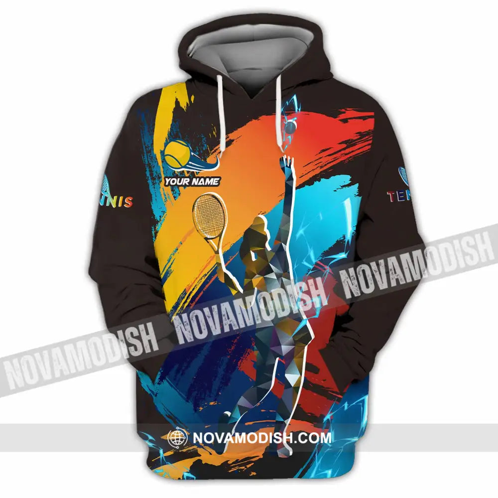 Unisex Shirt - Custom Text Shirt Tennis Shirt Hoodie / S T-shirt