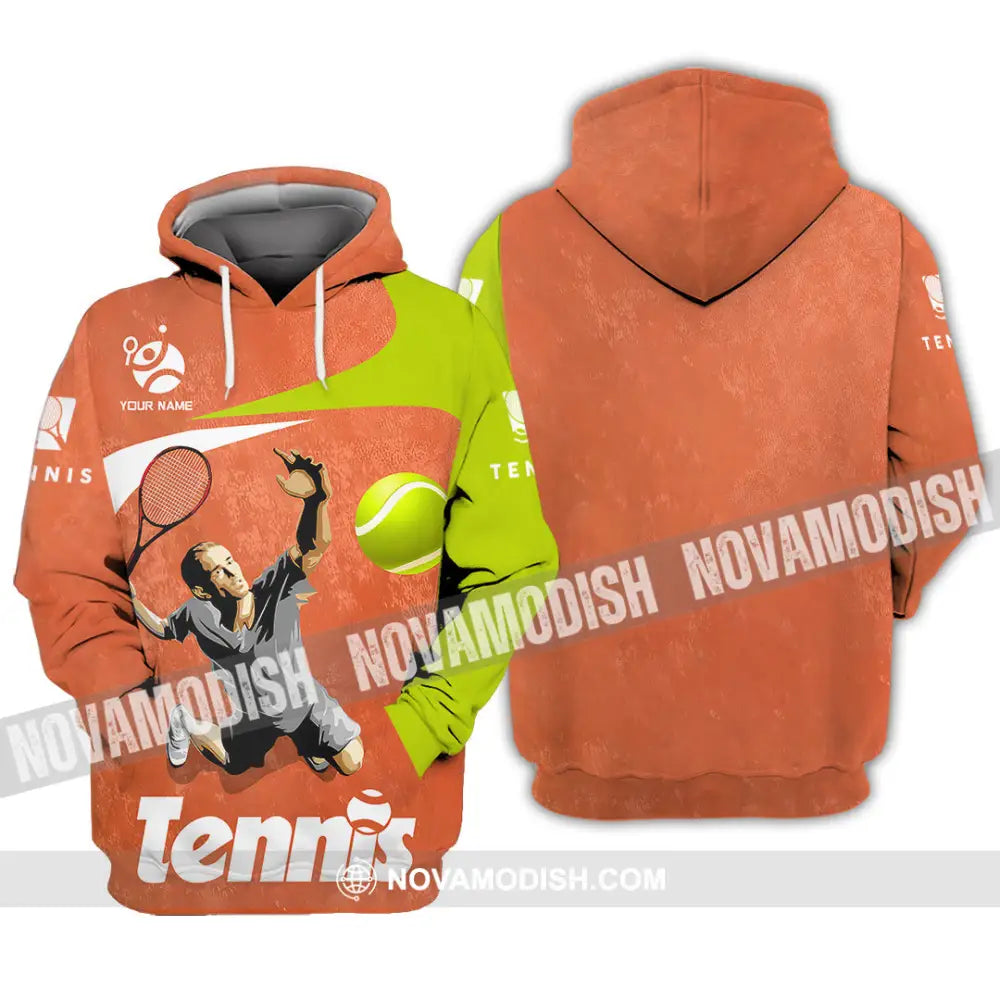 Unisex Shirt - Custom Text Shirt Tennis Hoodie / S T-shirt