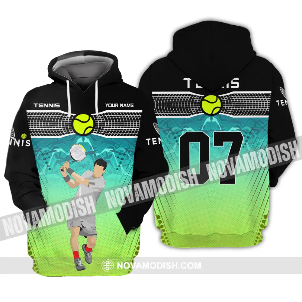 Unisex Shirt - Custom Text Shirt Tennis Shirt Hoodie / S T-shirt