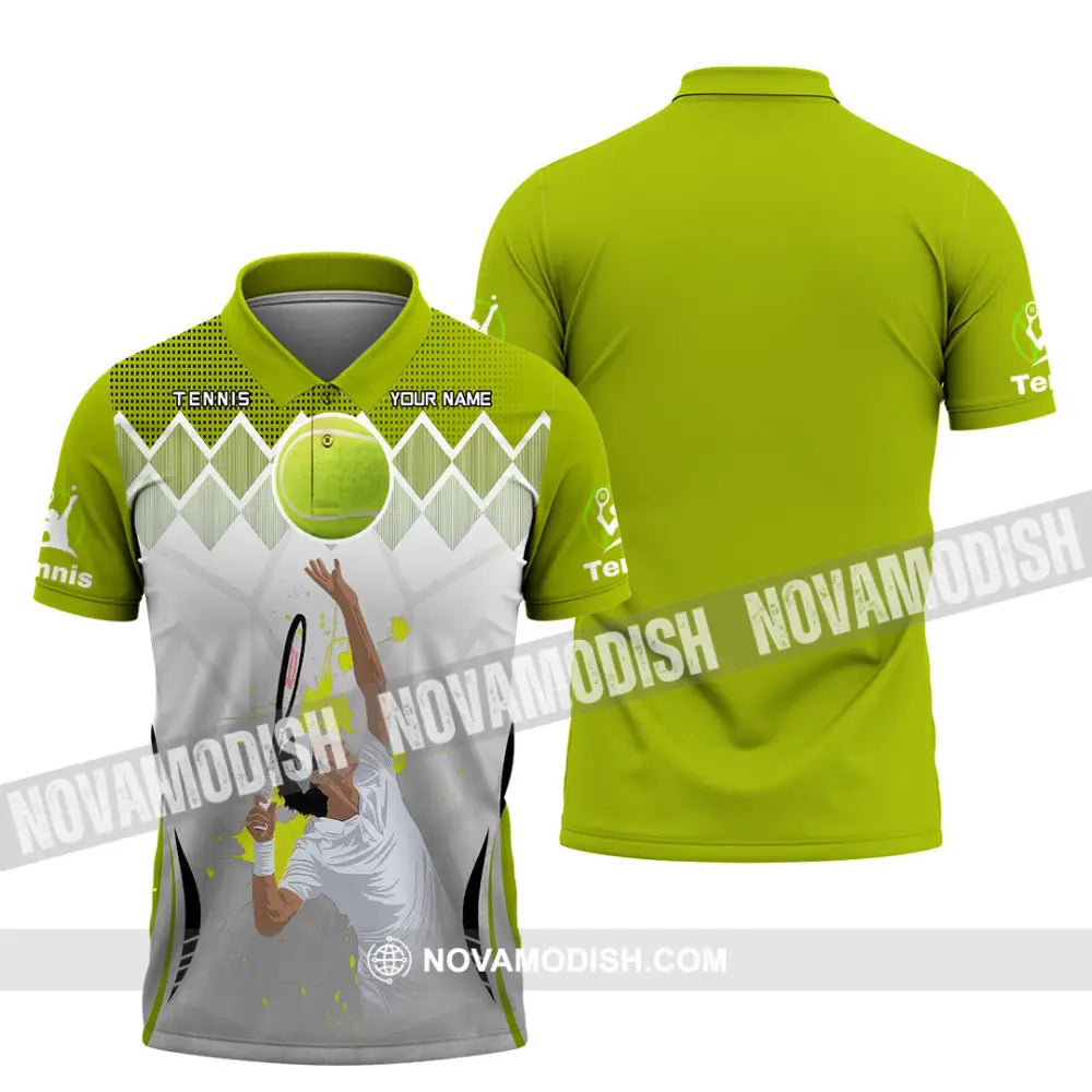 Unisex Shirt - Custom Text Shirt Tennis Polo Shirt / S T-shirt