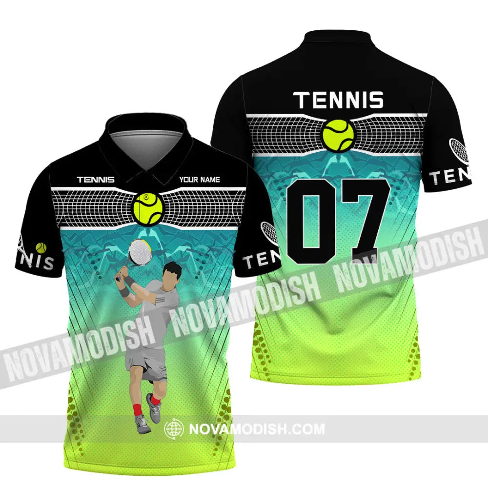 Unisex Shirt - Custom Text Shirt Tennis Shirt Polo Shirt / S T-shirt