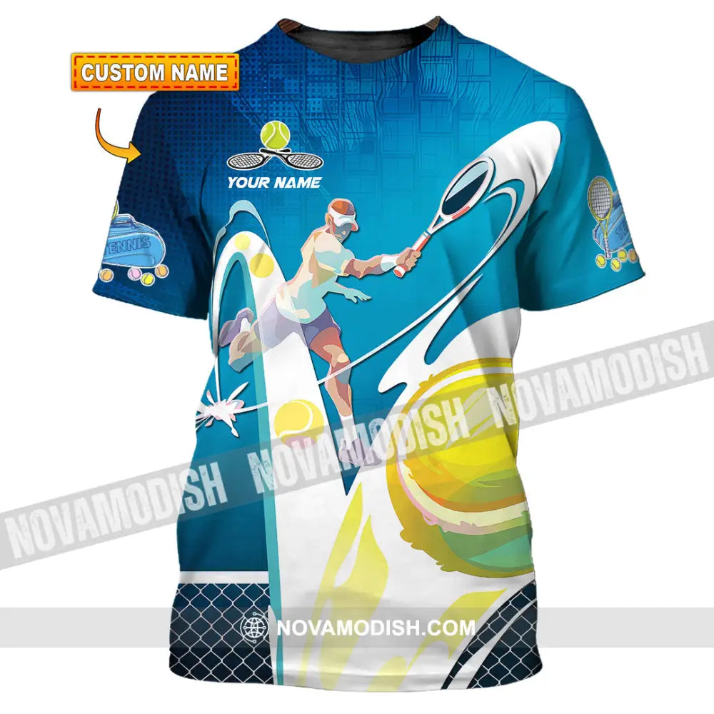 Unisex Shirt - Custom Text Shirt Tennis Shirt T-shirt