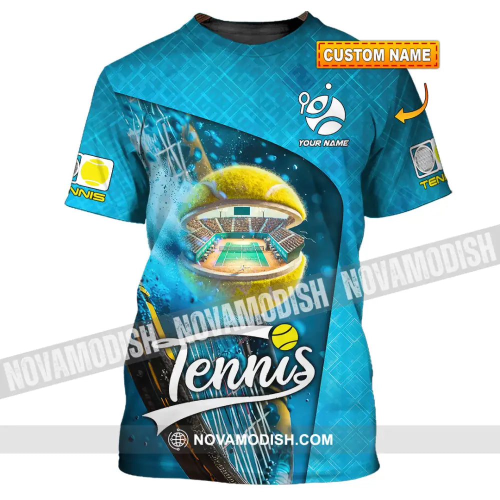 Unisex Shirt - Custom Text Shirt Tennis Shirt T-shirt