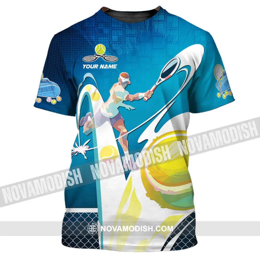 Unisex Shirt - Custom Text Shirt Tennis Shirt T-Shirt / S T-shirt