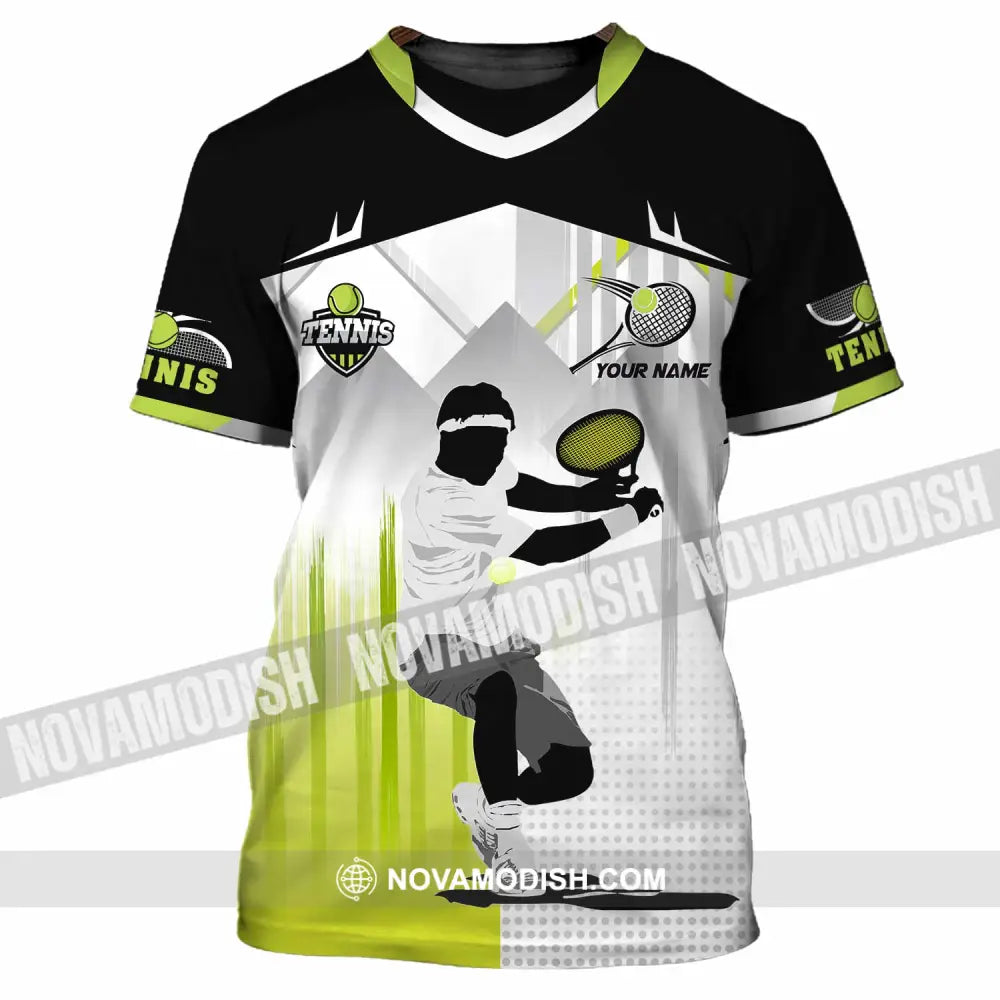 Unisex Shirt - Custom Text Shirt Tennis Shirt T-Shirt / S T-shirt