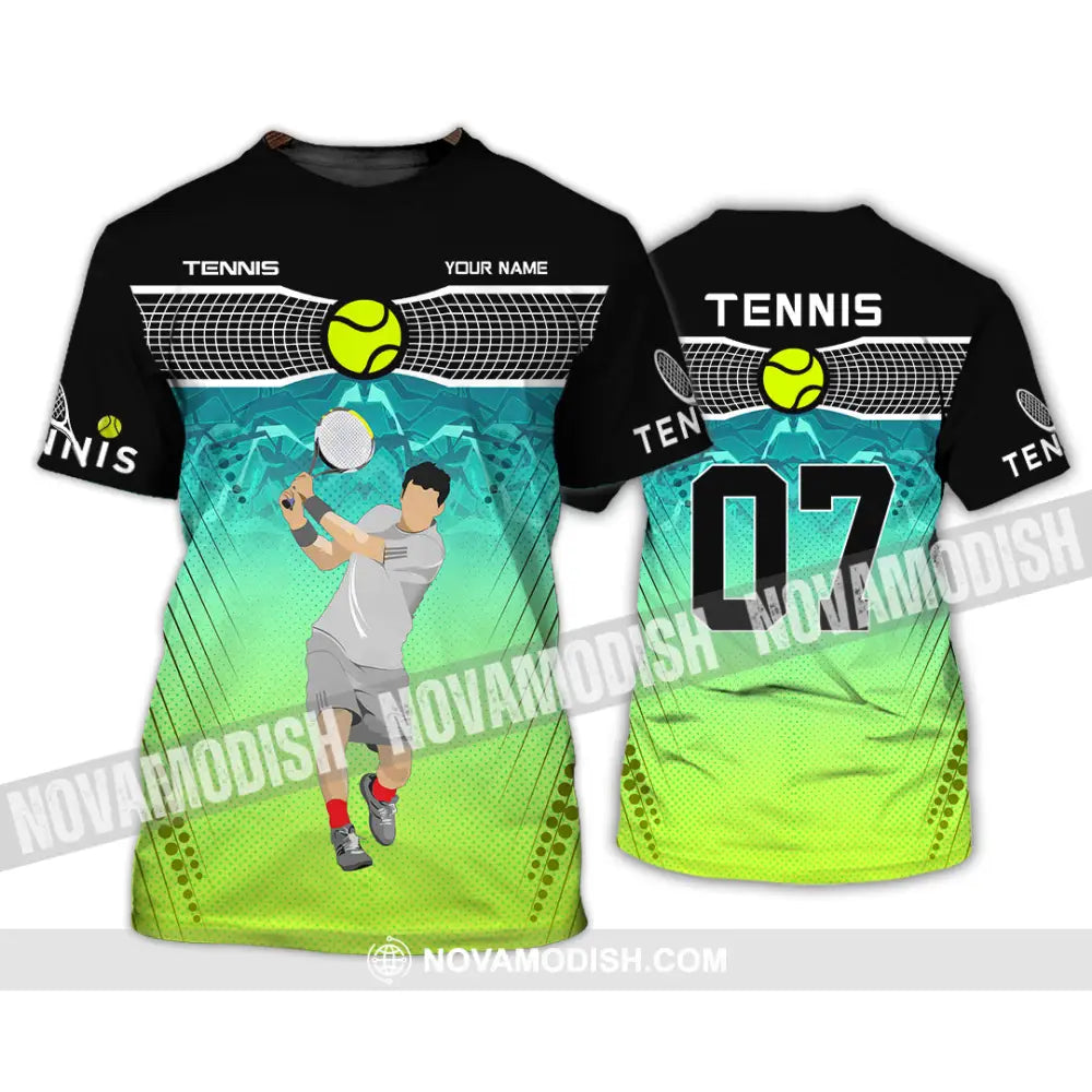 Unisex Shirt - Custom Text Shirt Tennis Shirt T-Shirt / S T-shirt