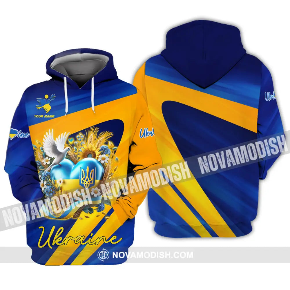 Unisex Shirt - Custom Text Shirt Ukraine Shirt Hoodie / S T-shirt