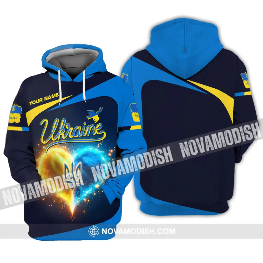 Unisex Shirt - Custom Text Shirt Ukraine Shirt Hoodie / S T-shirt