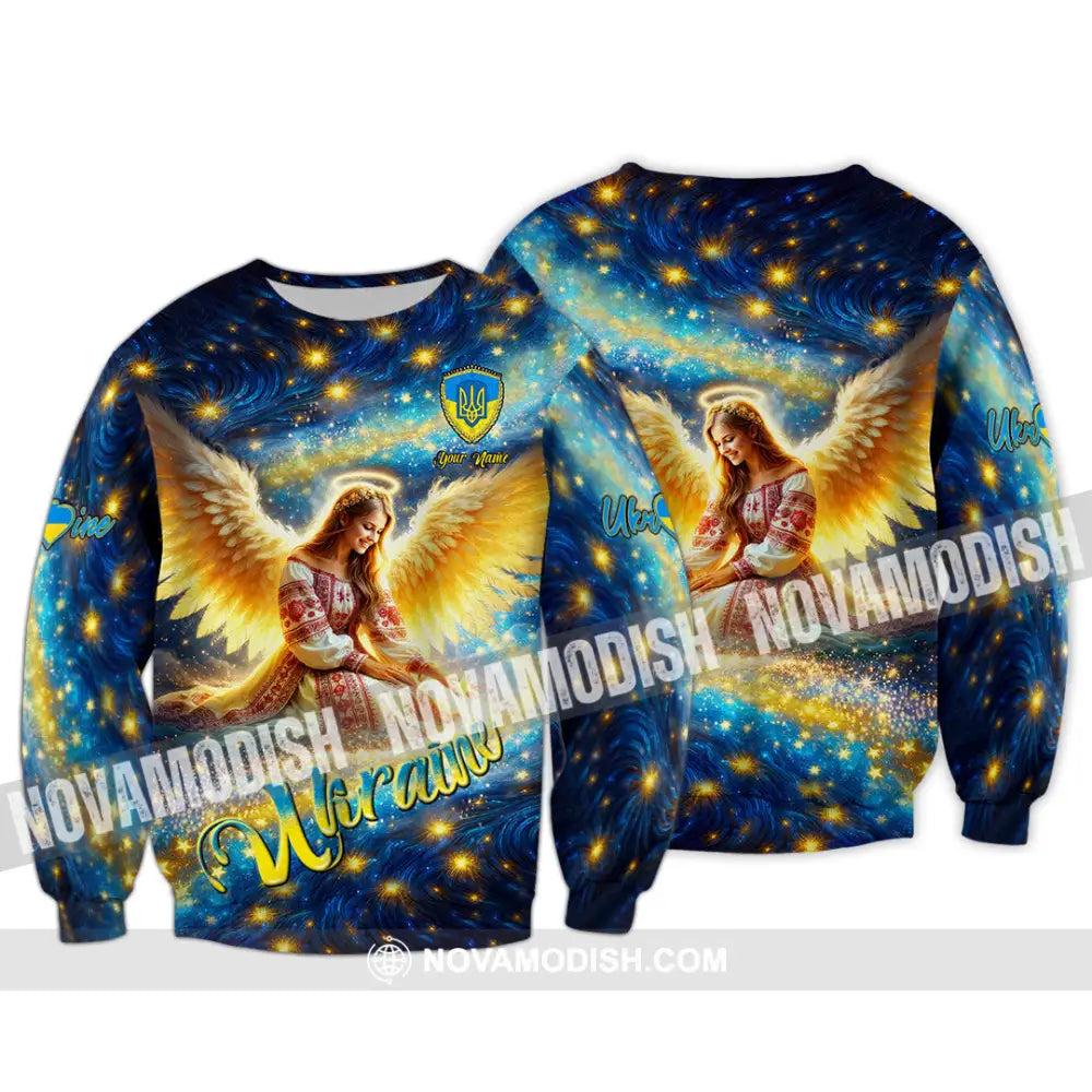 Unisex Shirt - Custom Text Shirt Ukraine Shirt Long Sleeve / S T-shirt