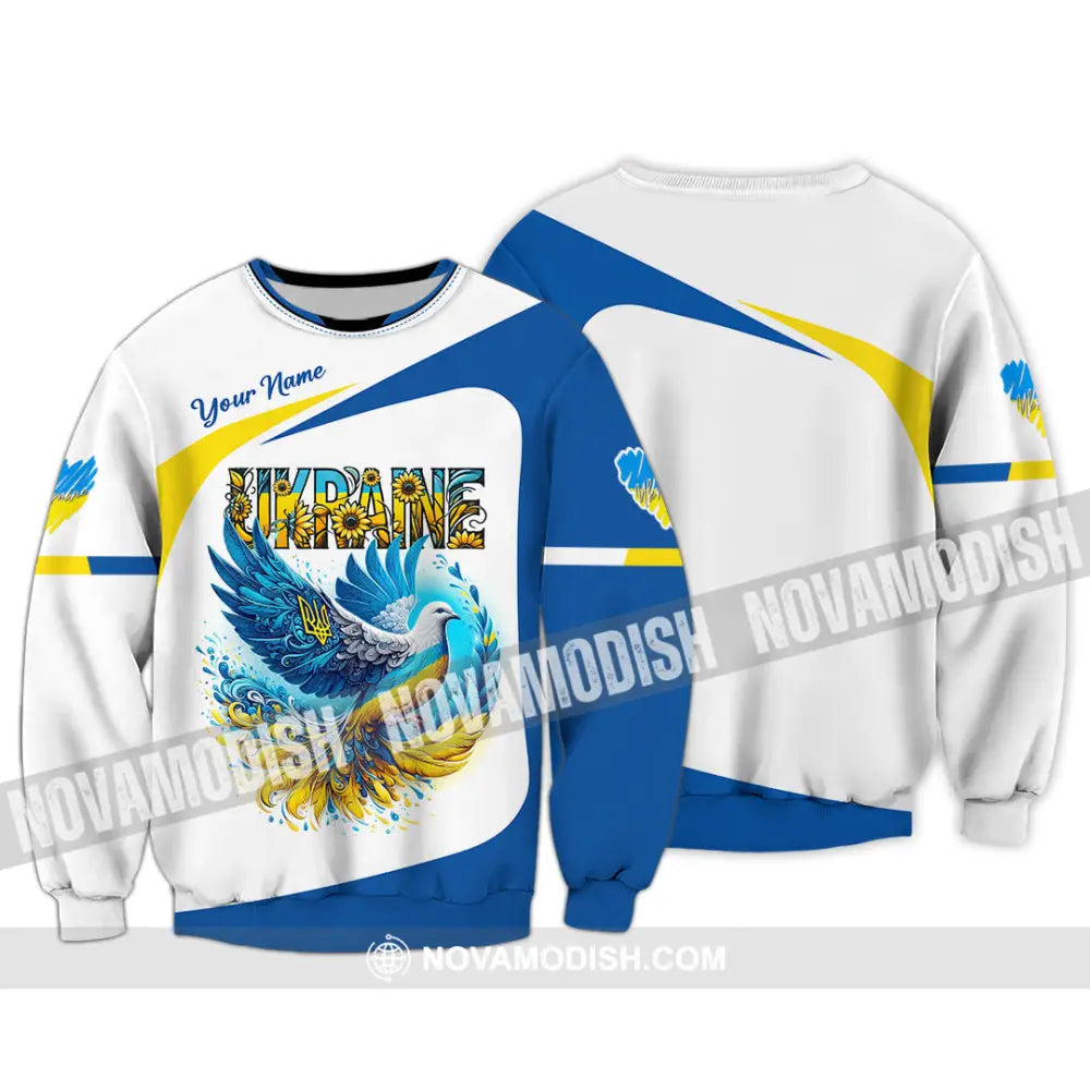 Unisex Shirt - Custom Text Shirt Ukraine Shirt Long Sleeve / S T-shirt