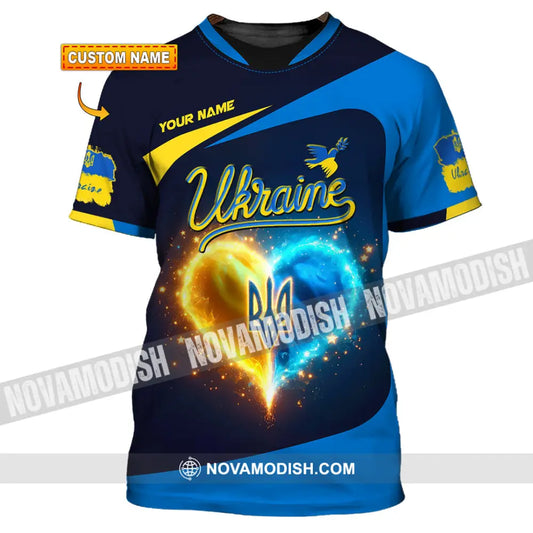Unisex Shirt - Custom Text Shirt Ukraine Shirt T-shirt