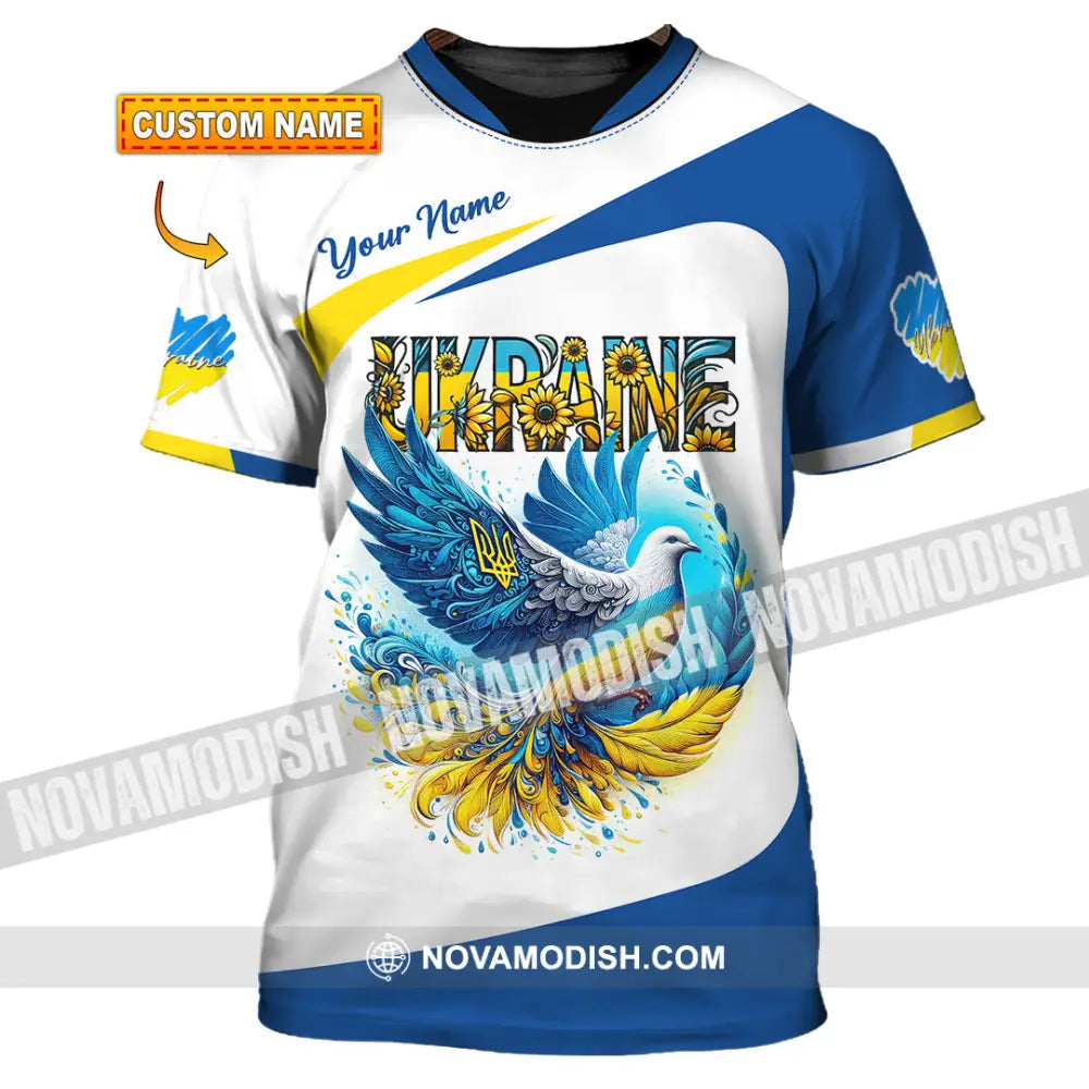 Unisex Shirt - Custom Text Shirt Ukraine Shirt T-shirt