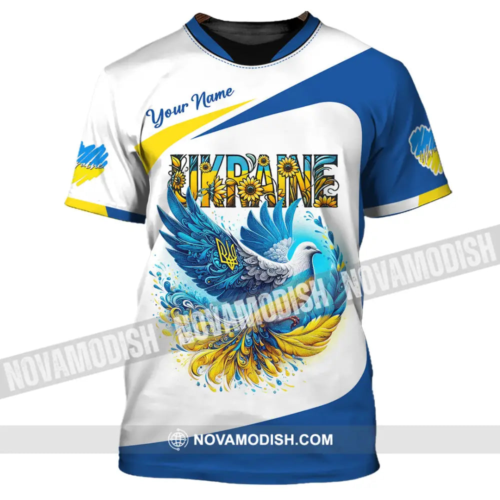Unisex Shirt - Custom Text Shirt Ukraine Shirt T-Shirt / S T-shirt