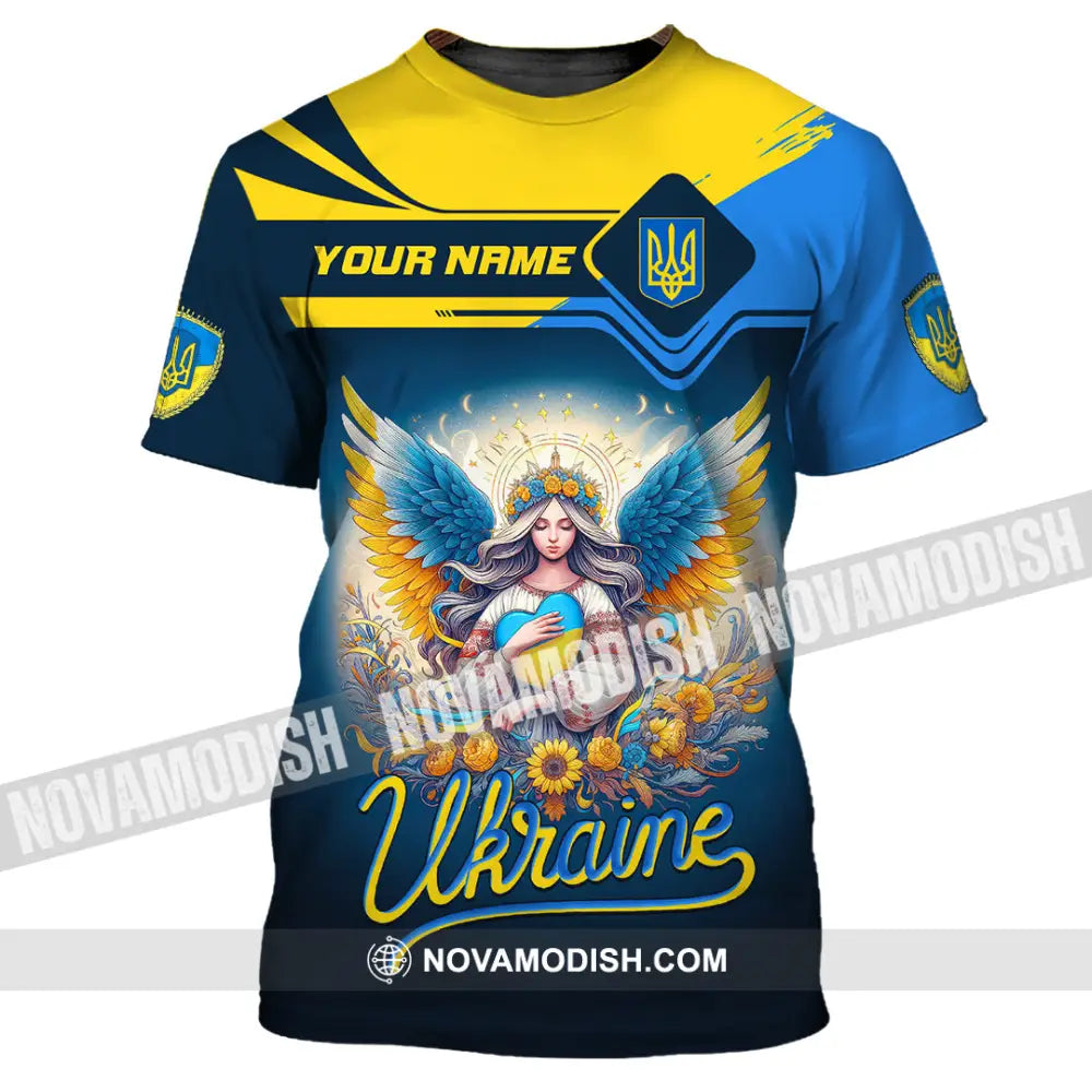 Unisex Shirt - Custom Text Shirt Ukraine Shirt T-Shirt / S T-shirt