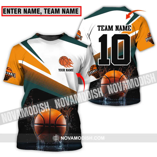 Unisex Shirt - Custom Texts Sport Shirt Basketball T-shirt