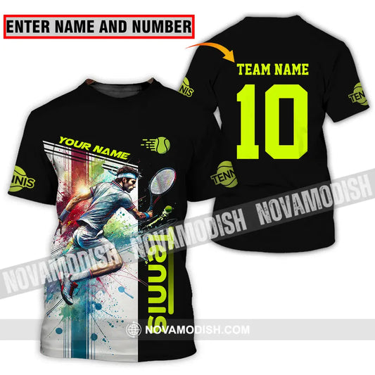 Unisex Shirt - Custom Texts Sport Shirt Tennis Lover T-shirt