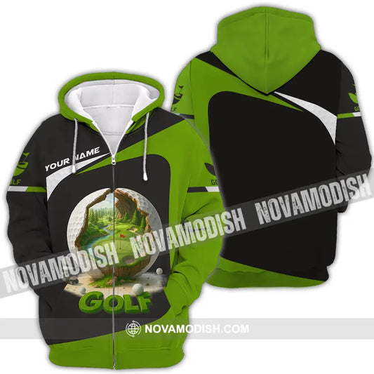 Unisex Shirt - Custom The Golf Shirt Zipper Hoodie / S T-shirt