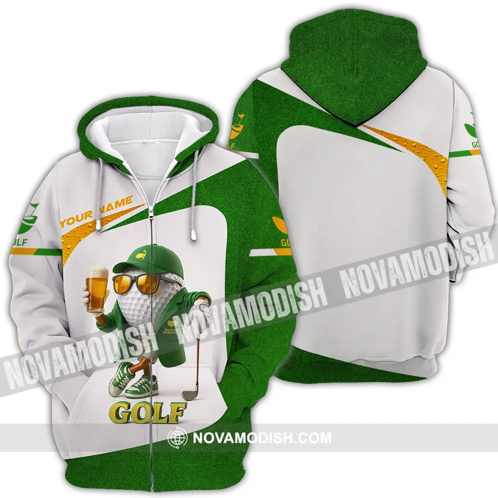Unisex Shirt - Custom The Golf Shirt Zipper Hoodie / S T-shirt