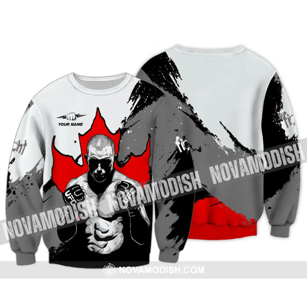 Unisex Shirt - Custom Try Your Hard Fight Man Sport Shirt Long Sleeve / S T-shirt