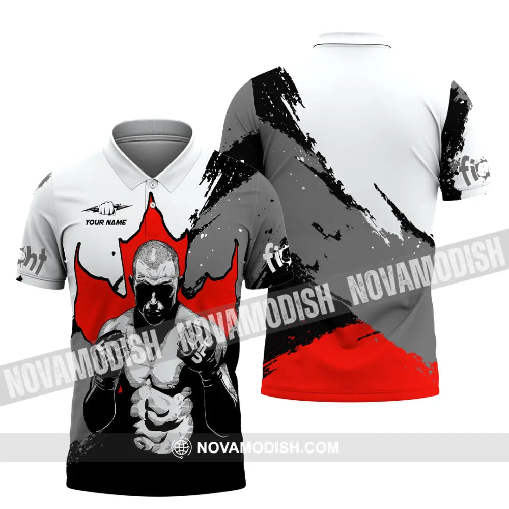 Unisex Shirt - Custom Try Your Hard Fight Man Sport Shirt Polo Shirt / S T-shirt