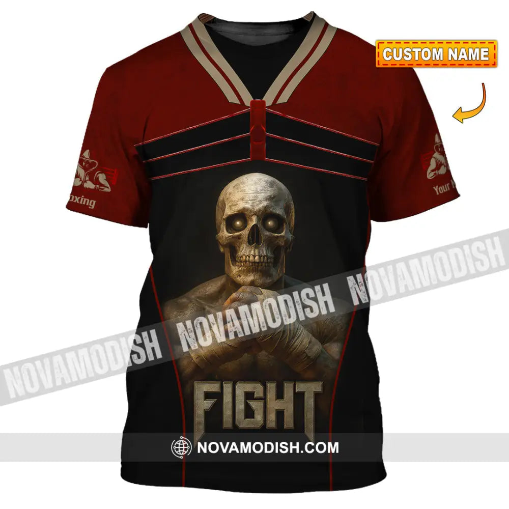 Unisex Shirt - Custom Try Your Hard Fight Man Sport Shirt T-shirt