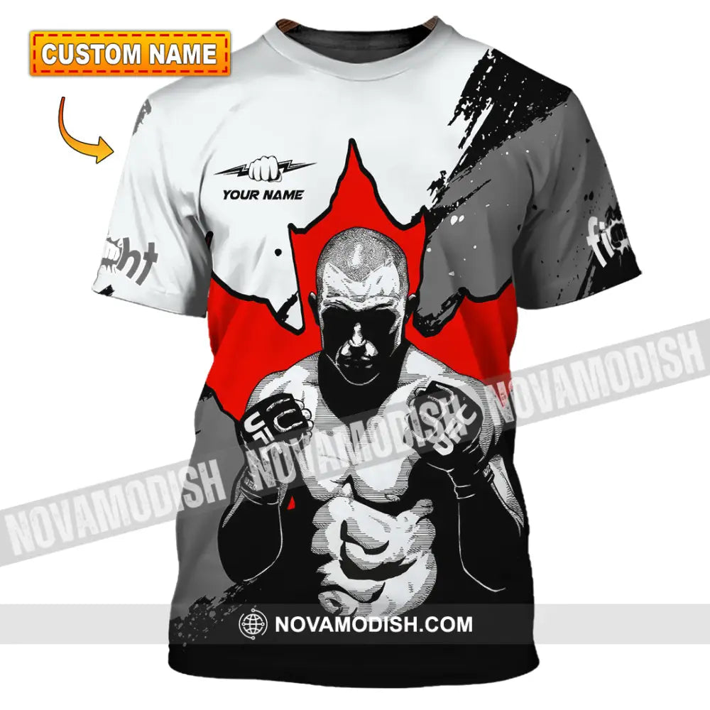 Unisex Shirt - Custom Try Your Hard Fight Man Sport Shirt T-shirt