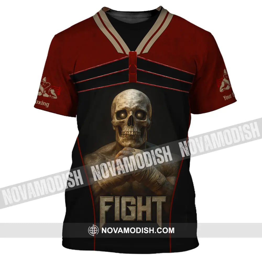 Unisex Shirt - Custom Try Your Hard Fight Man Sport Shirt T-Shirt / S T-shirt