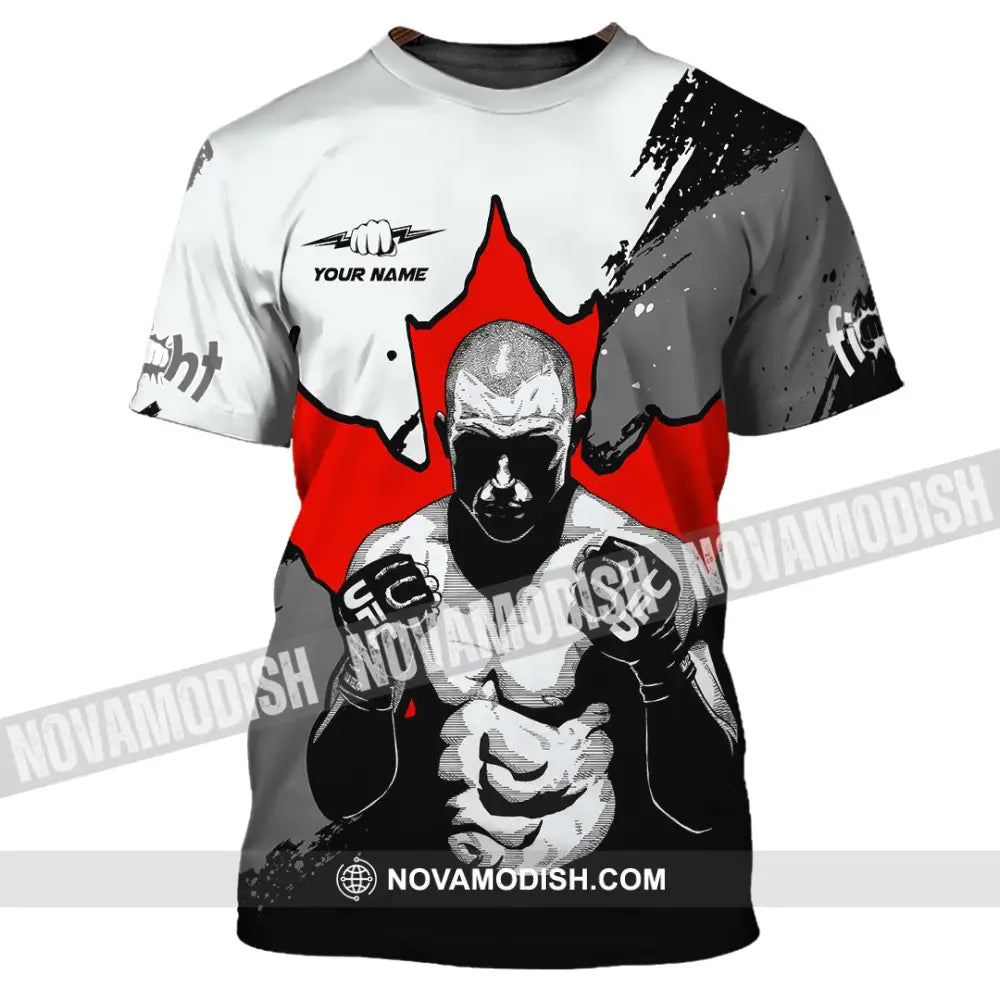 Unisex Shirt - Custom Try Your Hard Fight Man Sport Shirt T-Shirt / S T-shirt