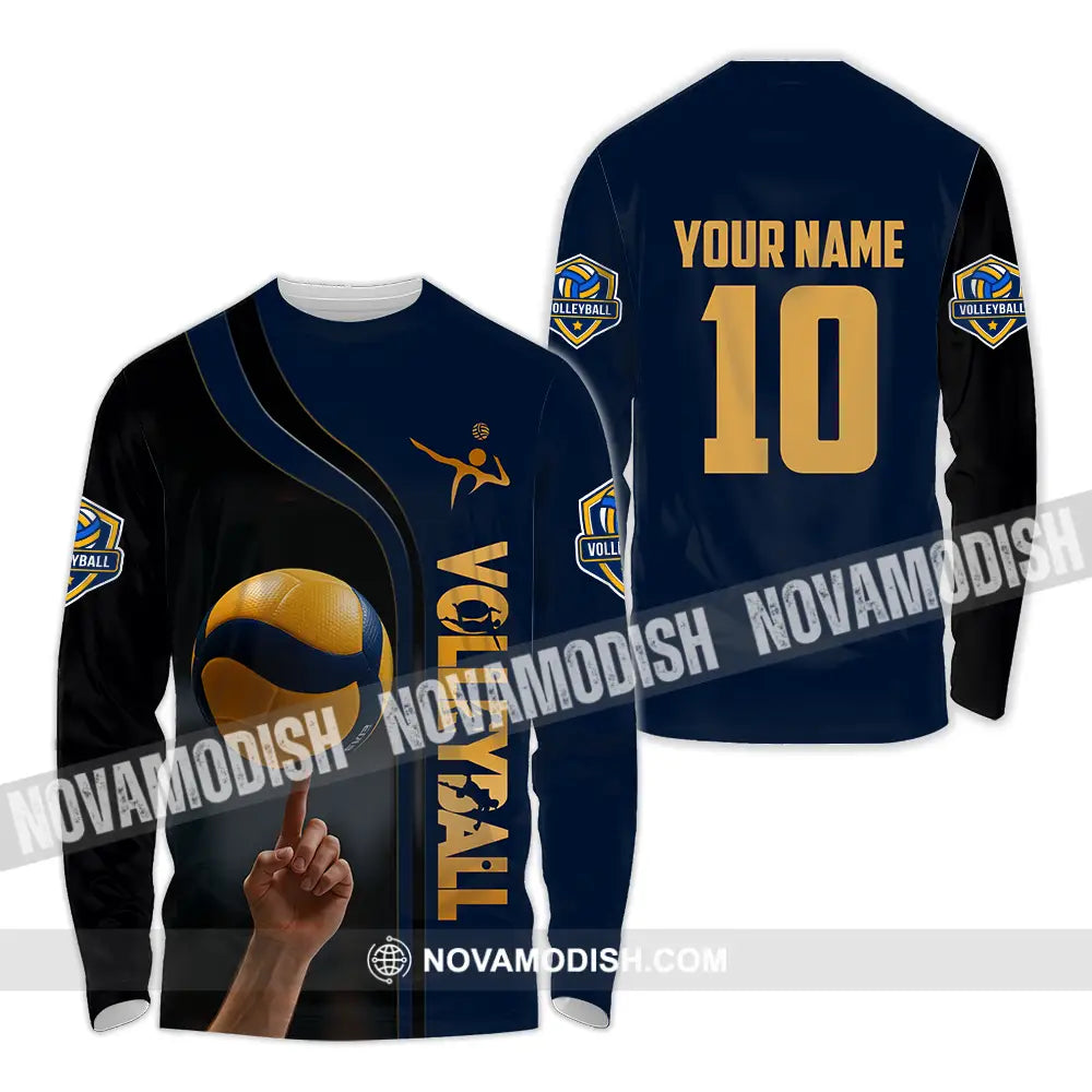 Unisex Shirt - Custom Volleyball Shirt Long Sleeve Shirt / S T-shirt
