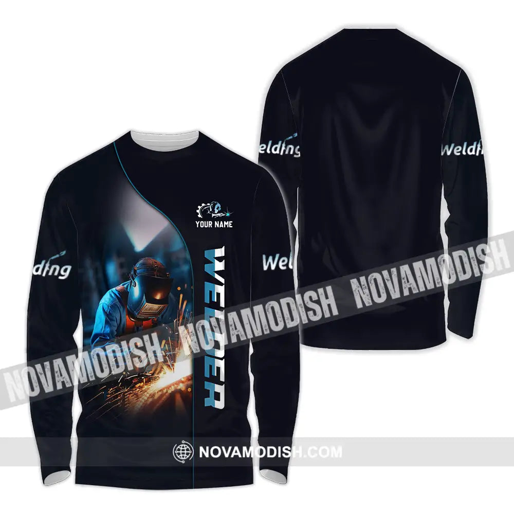 Unisex Shirt - Custom Welder Shirt Long Sleeve Shirt / S T-shirt