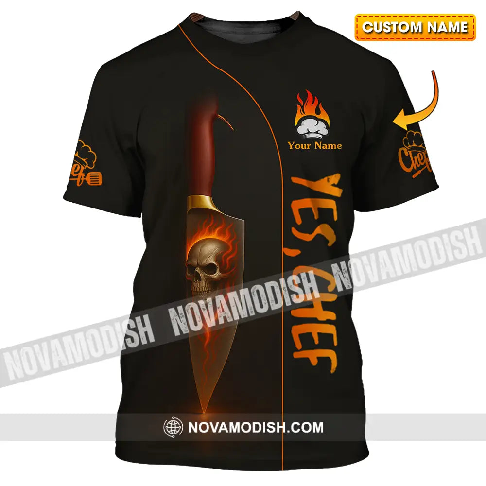 Unisex Shirt - Custom Yes Chef Shirt T-shirt