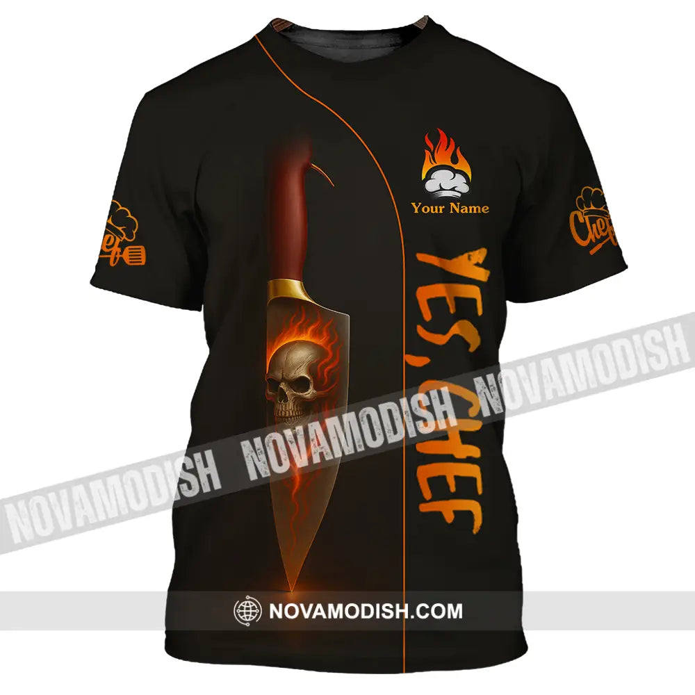 Unisex Shirt - Custom Yes Chef Shirt T-Shirt / S T-shirt