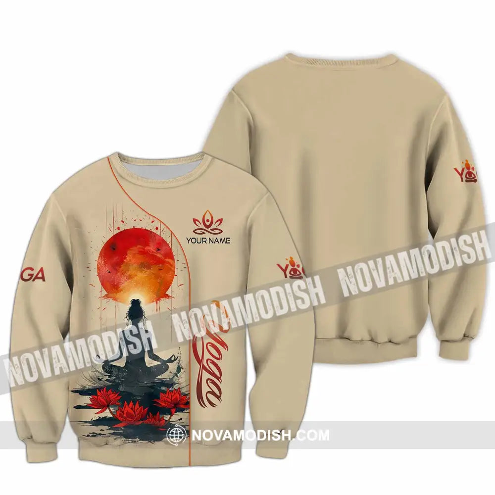 Unisex Shirt - Custom Yoga Relax Shirt Long Sleeve / S T-shirt