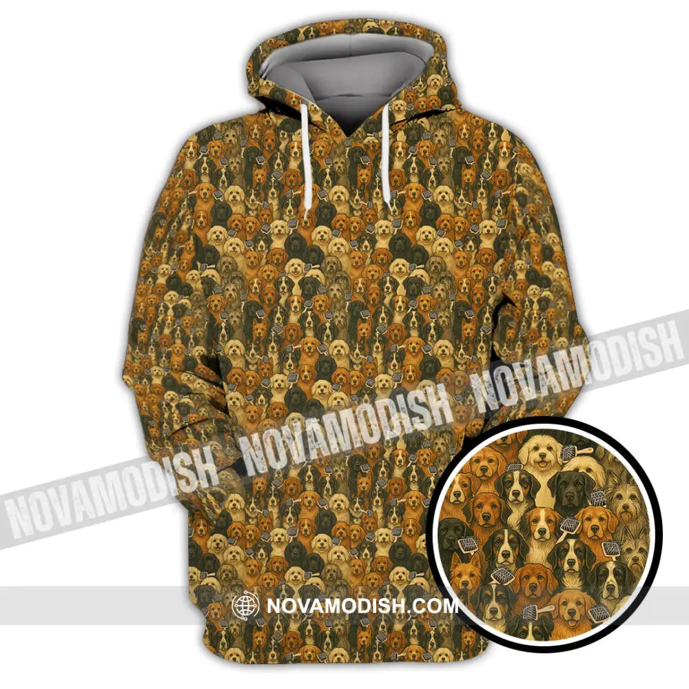 Unisex Shirt - Dog Groomer Pet Lover Shirt Hoodie / S T-shirt