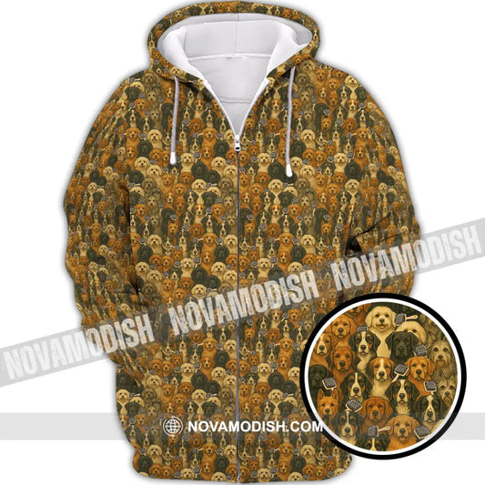 Unisex Shirt - Dog Groomer Pet Lover Shirt Zipper Hoodie / S T-shirt