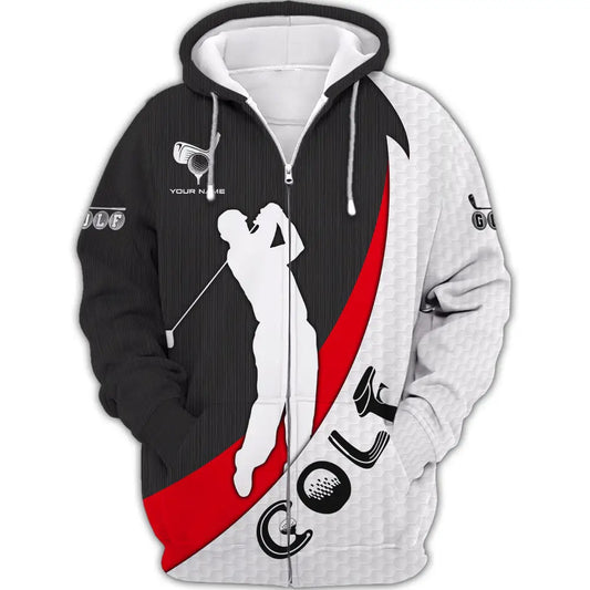 Unisex Shirt Golf Polo Gift For Golfter Tee Golfing Gifts Zipper Hoodie / S T-Shirt