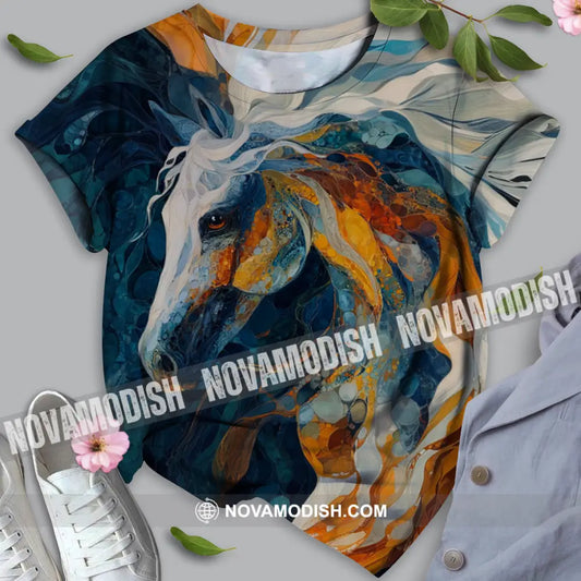 Unisex Shirt - Horse Funny Graphic Shirt T-shirt