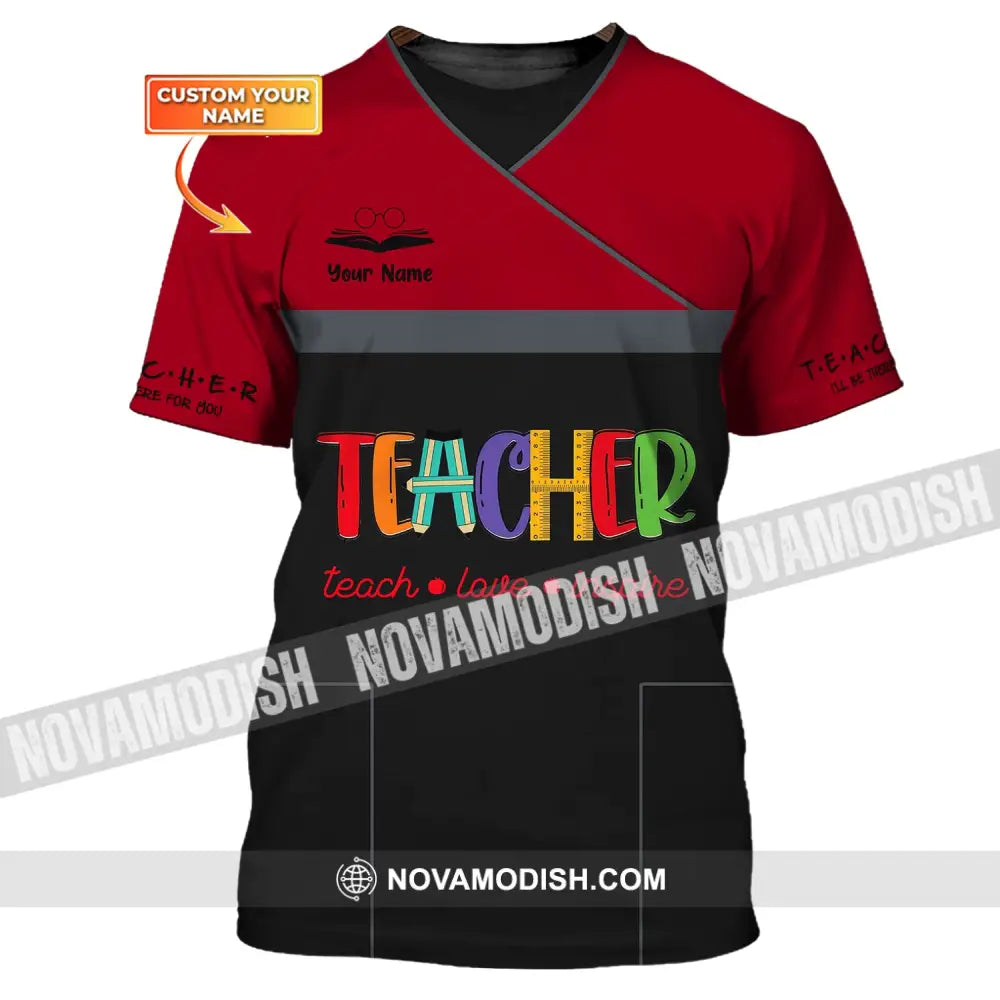 Unisex Shirt Teacher Hoodie Sportwear Gift For Teachers T-Shirt / S