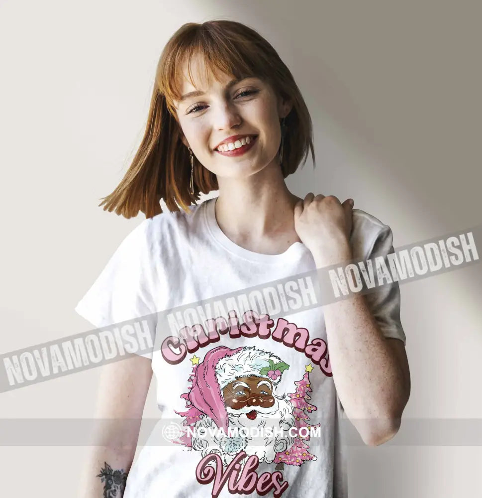 Unisex T-Shirt Christmas Vibes Christmas Hoodie Gift For T-Shirt