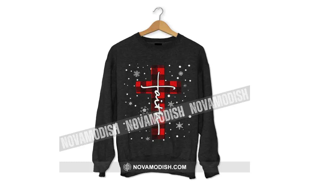 Unisex T-Shirt Faith Christmas Shirt Christmas Hoodie Gift For T-Shirt