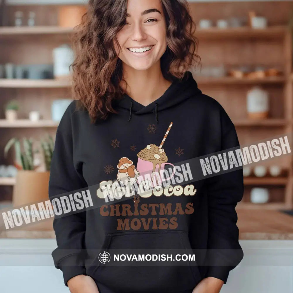 Unisex T-Shirt Hot Cocoa And Christmas Movies Christmas Hoodie Gift For T-Shirt