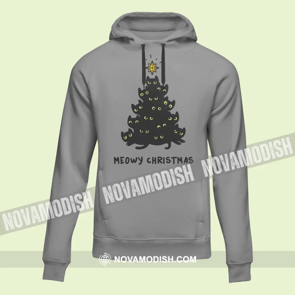 Unisex T-Shirt Meowy Christmas Christmas Hoodie Gift For T-Shirt
